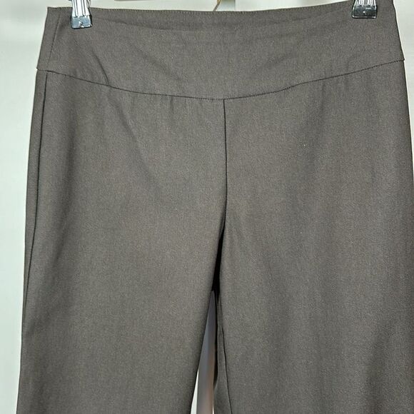 LISETTE L PANT-ALON Women's High Waist Cropped Capri Trouser Pants Gray Size 4 - Picture 3 of 8